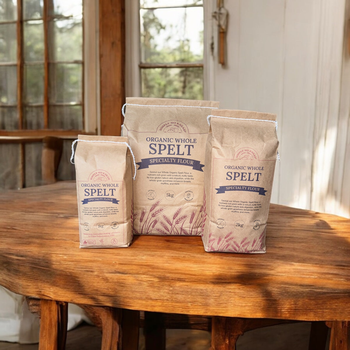 Spelt Flour - Organic Whole Stoneground