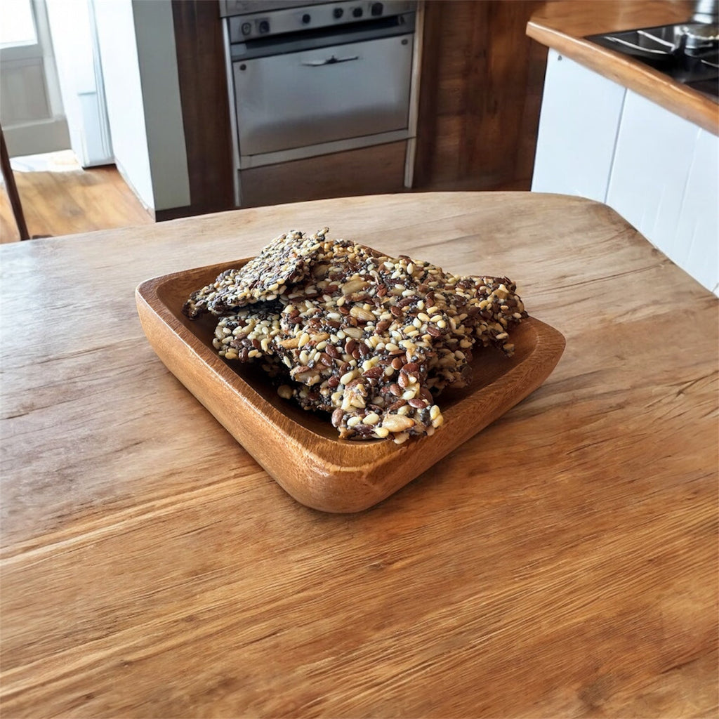 Rye and Kaipseed Crackers