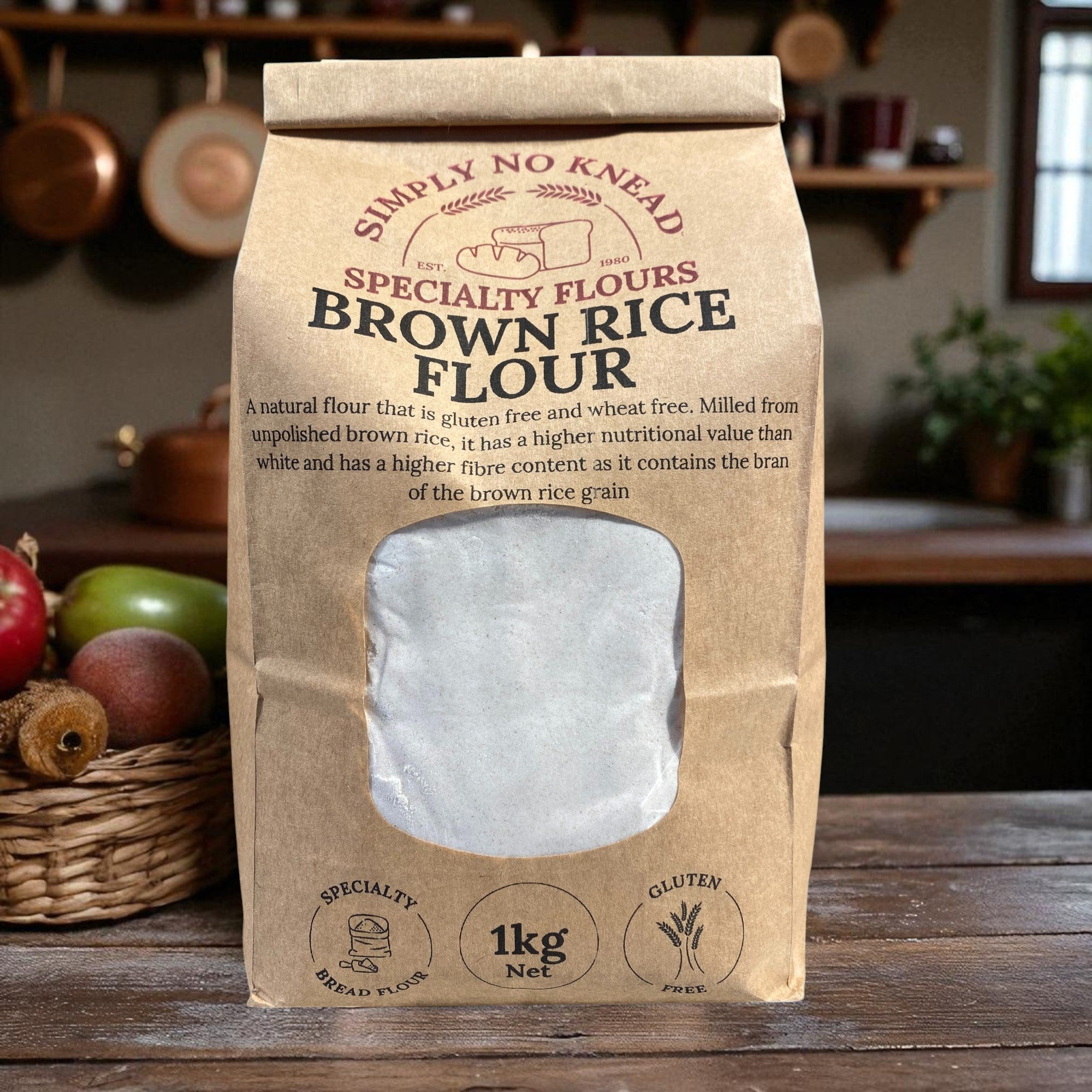 Brown Rice Flour – Simply No Knead - Main Image