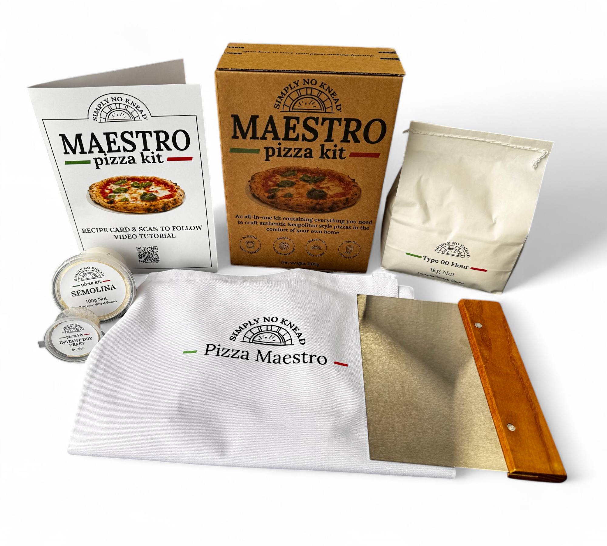 Premium Pizza Making Kit – Neapolitan Style Dough Kit (Maestro)