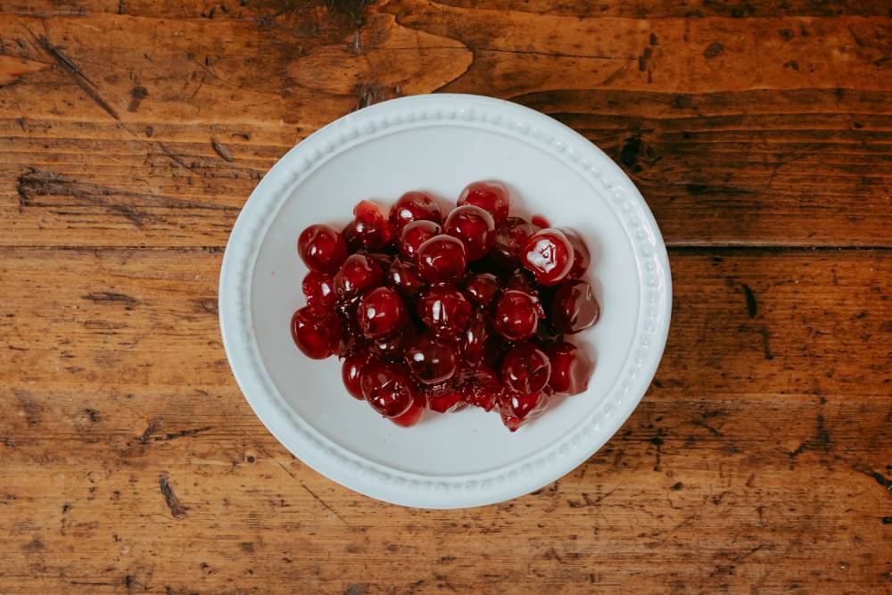Glace Red Cherries